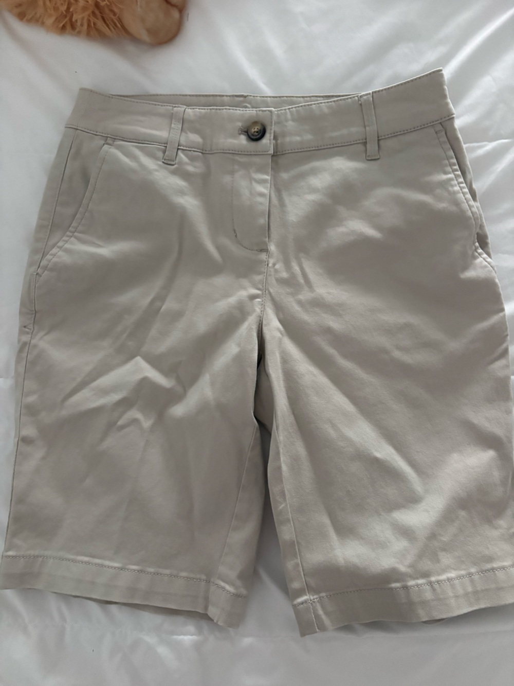 Women’s Beige Chino Shorts